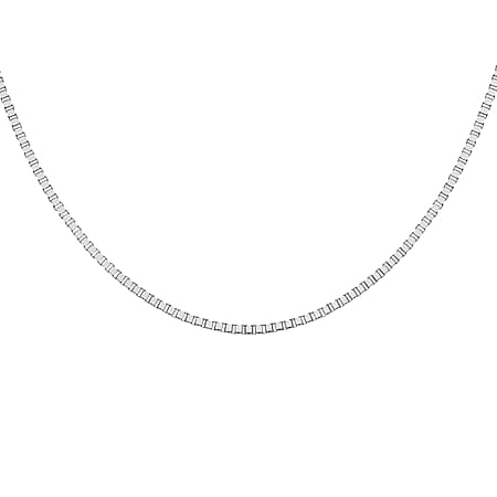 Sterling Silver 1.8mm Bevelled Edge Box Chain 24 Inch