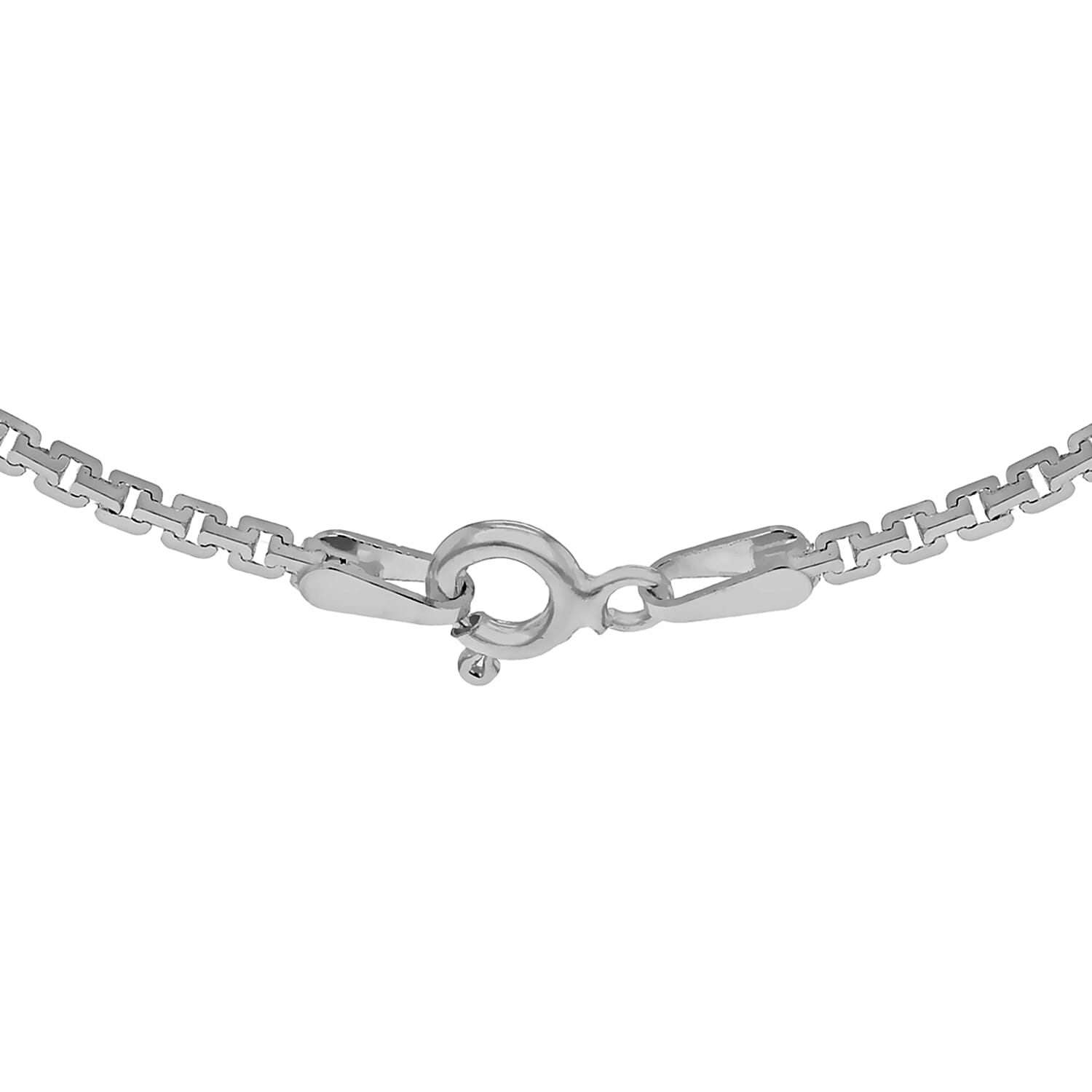 Rhodium Overlay Sterling Silver Chain (Size - 22),  Silver Wt. 6.9 Gms