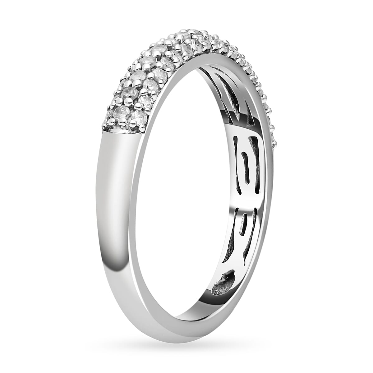 9K White Gold Diamond SGL Certified Ring