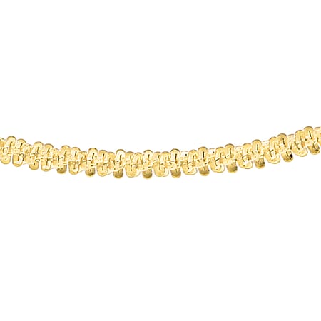 Sterling Silver Yellow Gold Plated Tocalle Chain 20 Inch