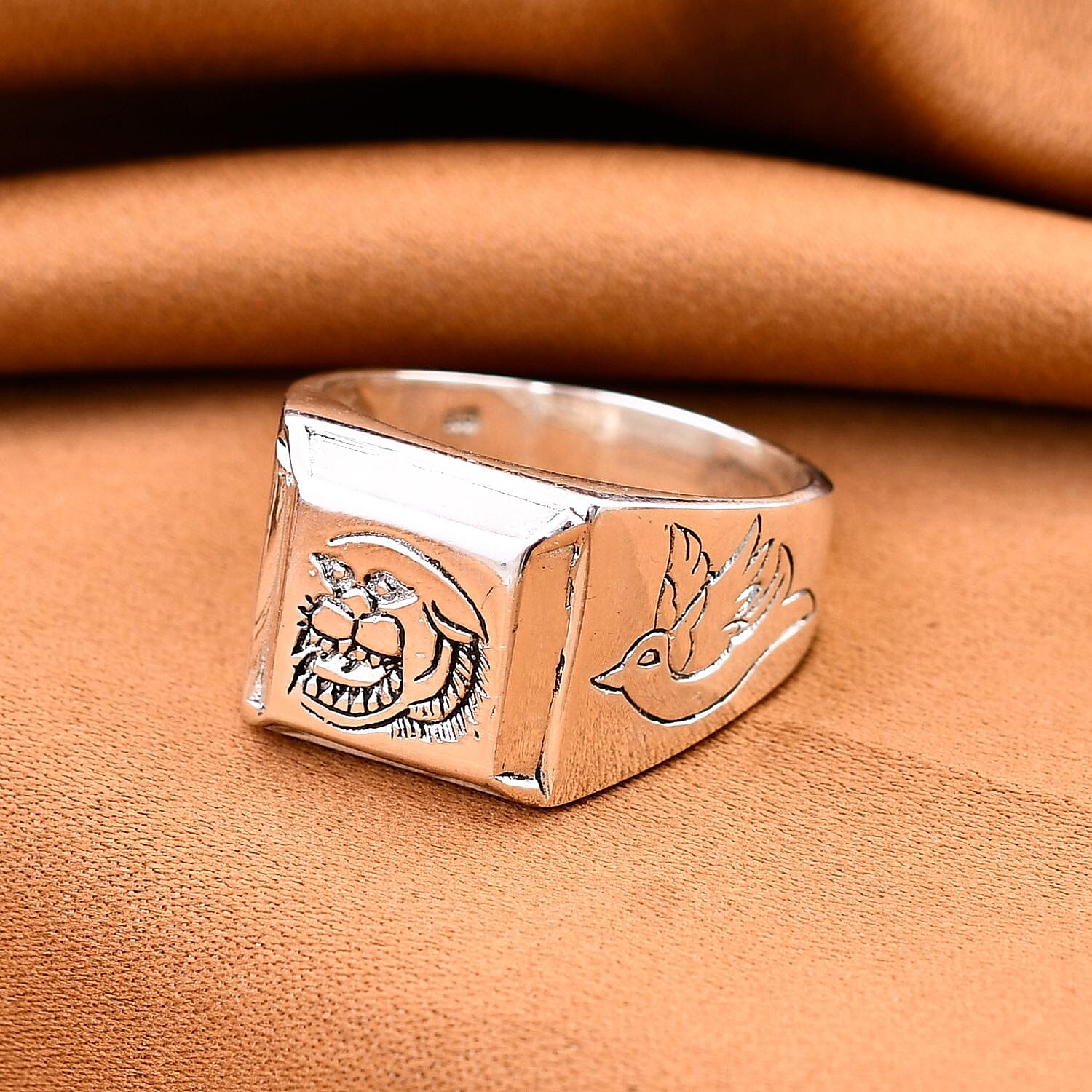 Royal Bali Collection - Sterling Silver Signet Ring