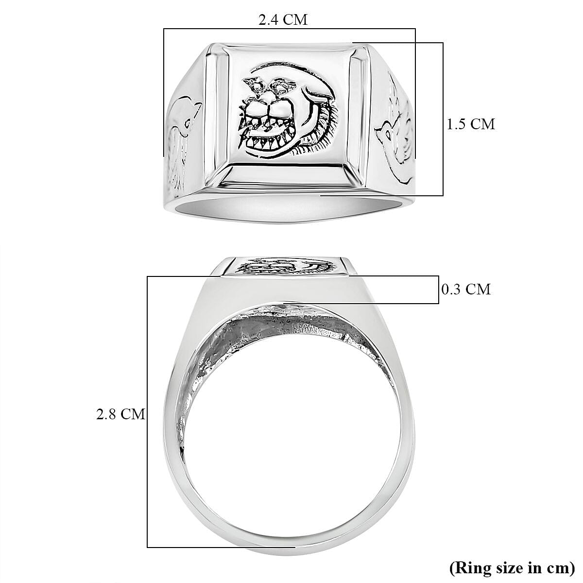 Royal Bali Collection - Sterling Silver Signet Ring