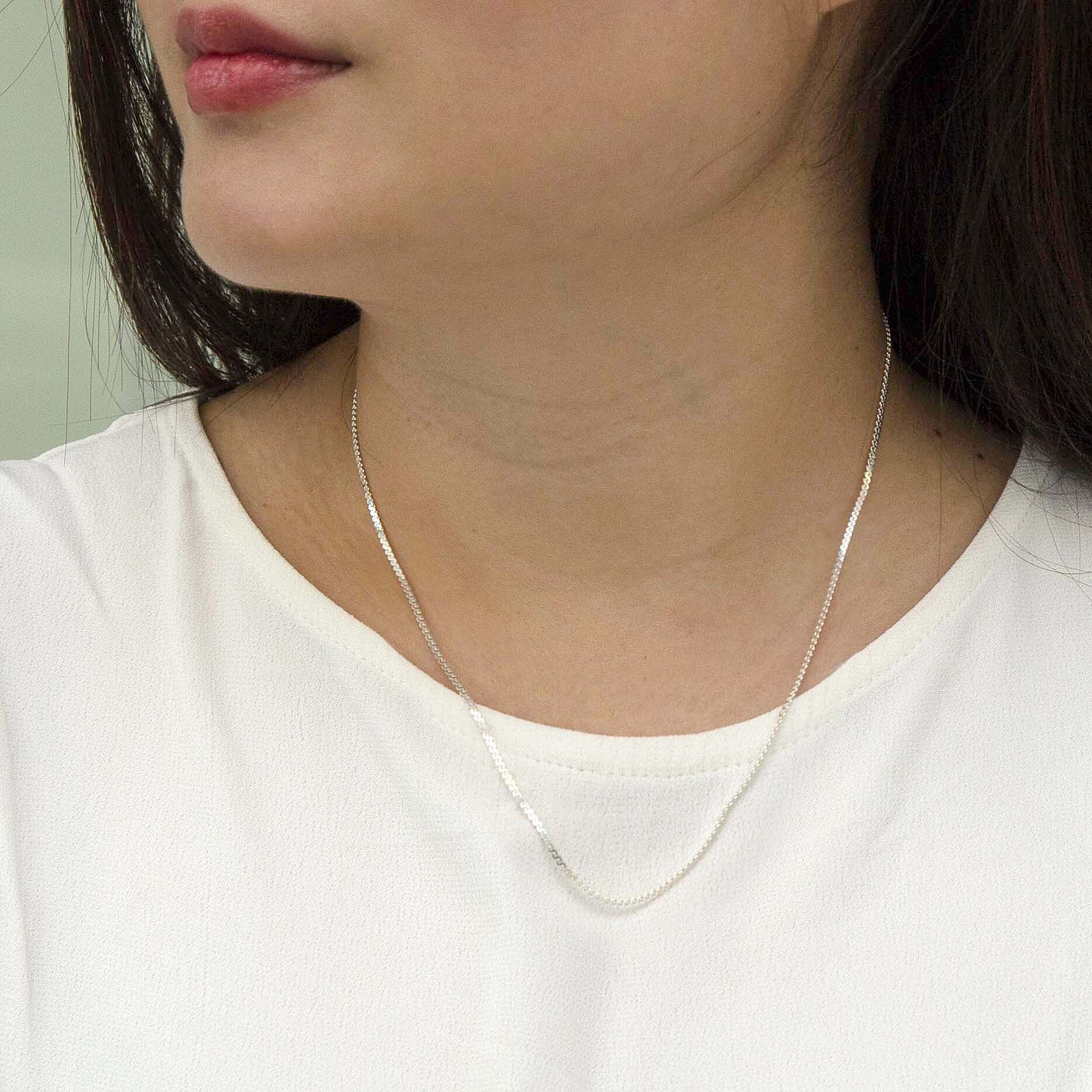 Sterling Silver Chain (Size - 18)