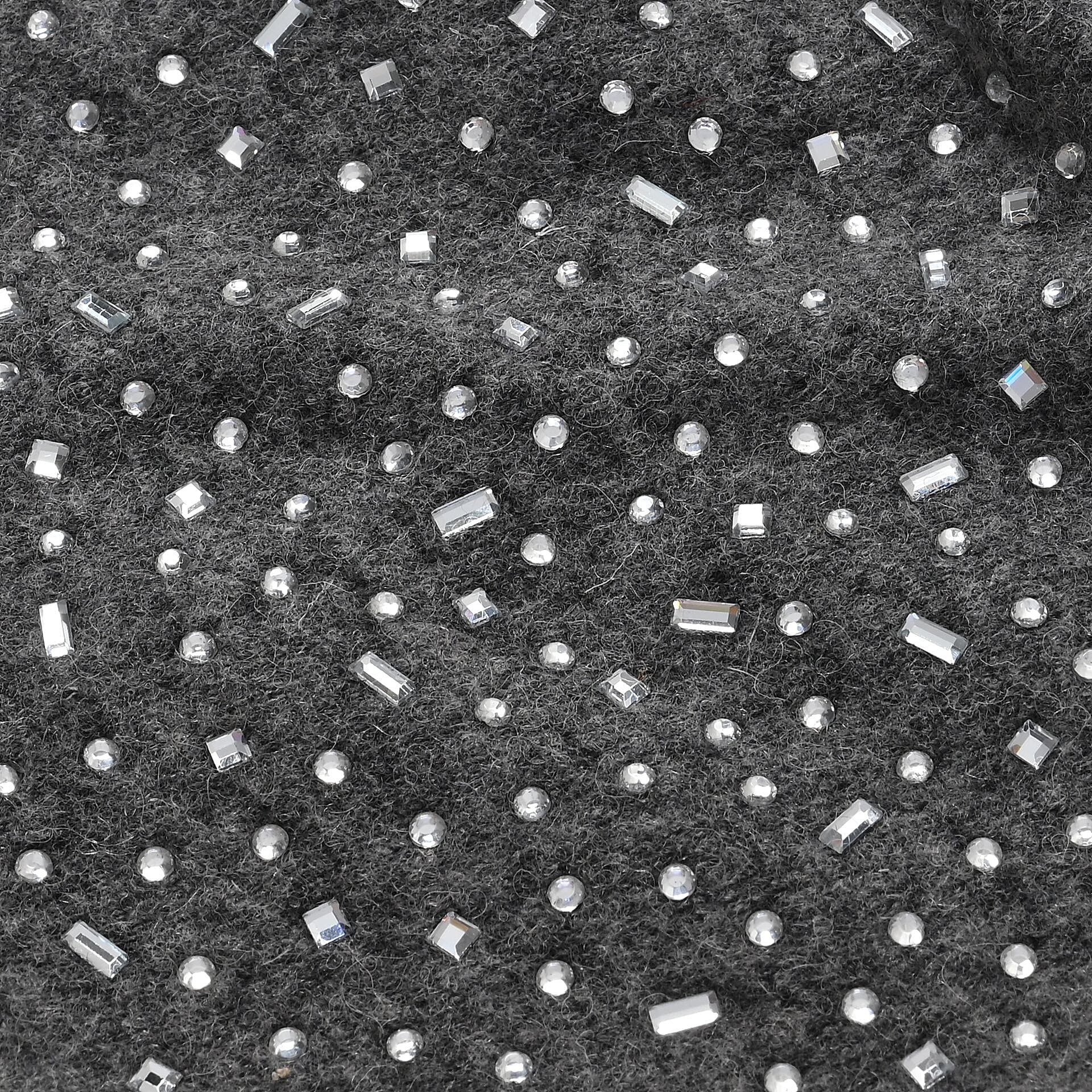 70% Cashmere Wool Gloves & Hat - Grey