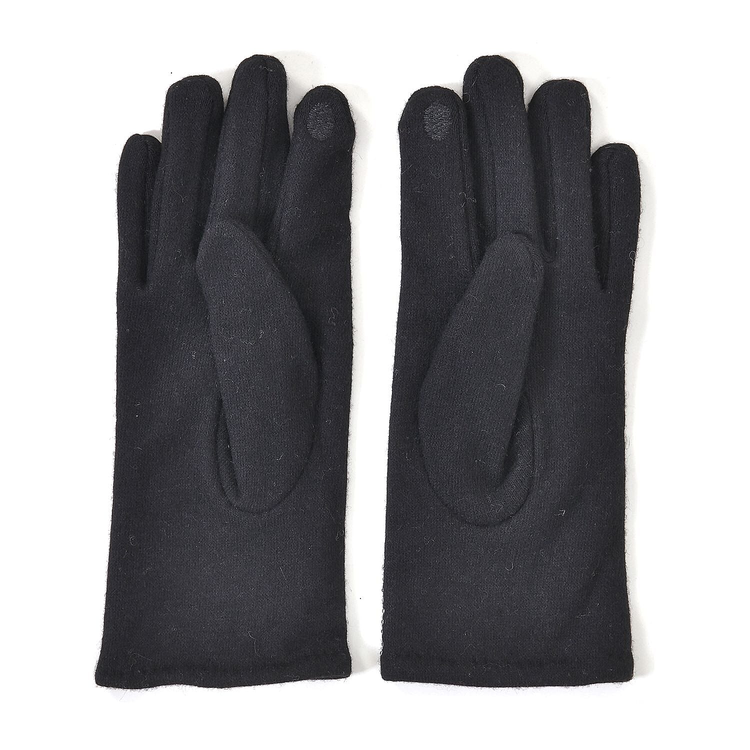 Cashmere Wool Touch Screen Gloves
