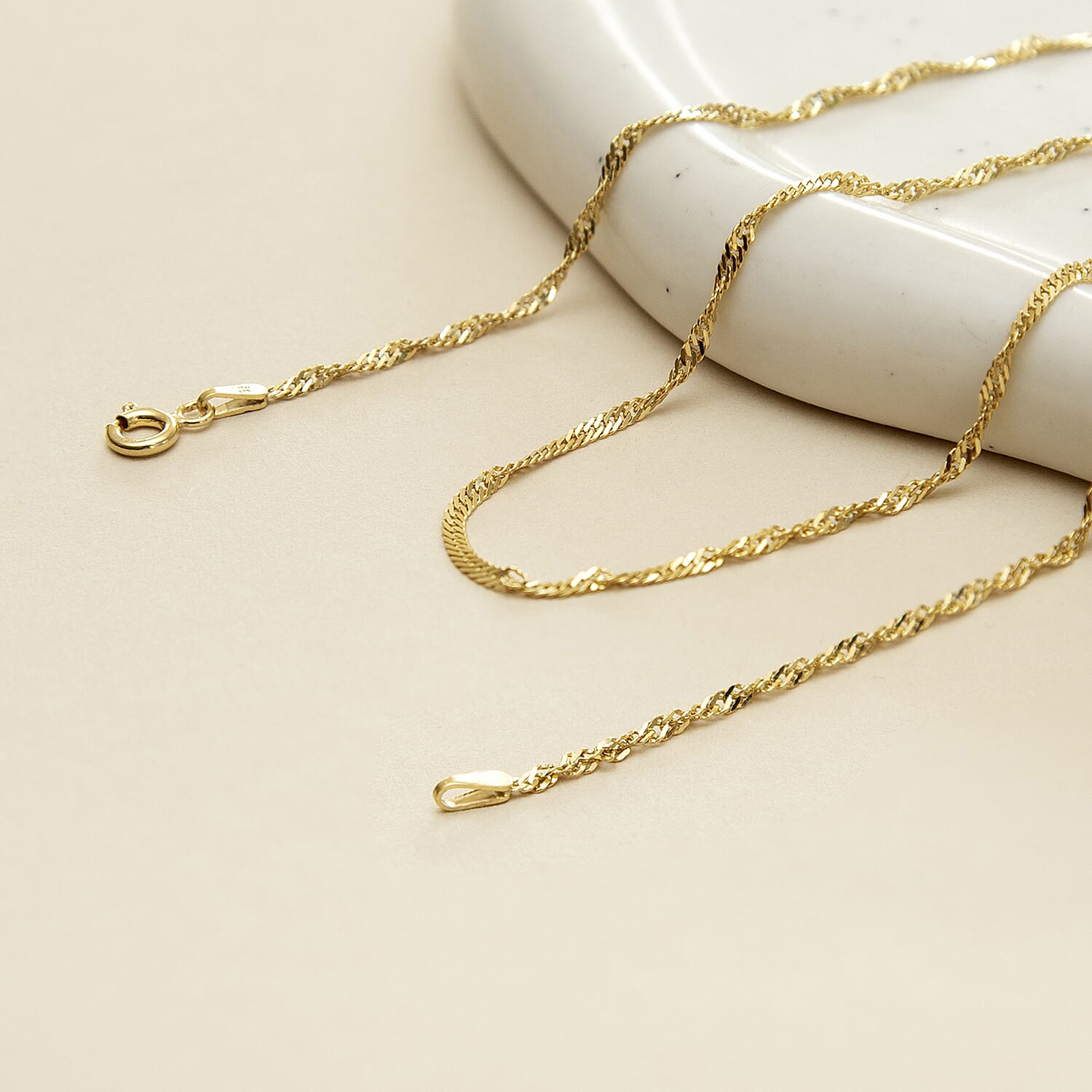 Sterling Silver Chain (Size - 18)