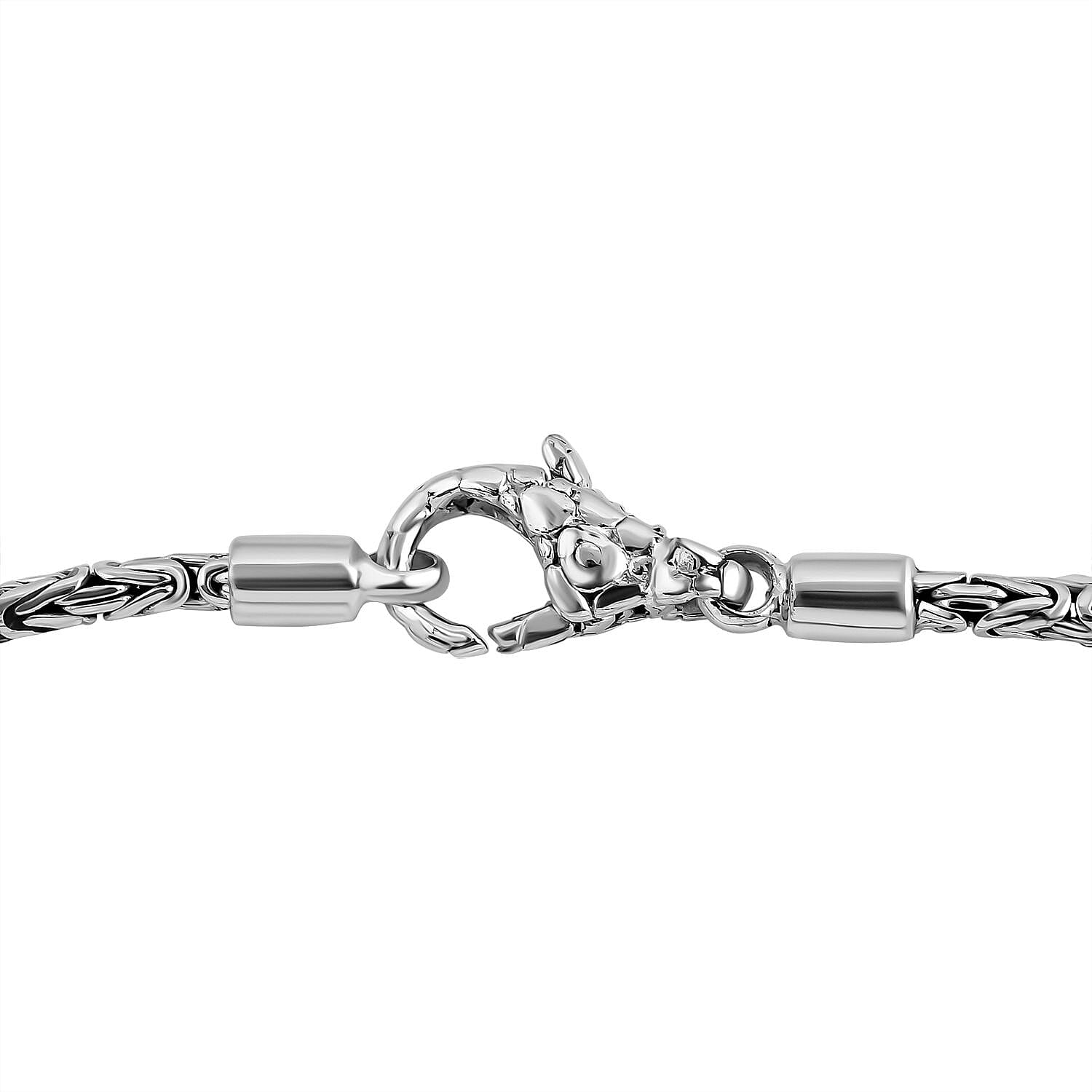 Royal Bali Collection - D'Joy Sterling Silver Borobudur Bracelet (Size - 7.5) with Lobster Clasp, Silver Wt. 9.21 Gms.