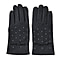 70% Cashmere Wool Gloves - Black
