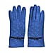 5-Finger Touch Screen Gloves with Brick & Arctic Velvet Lining - Black