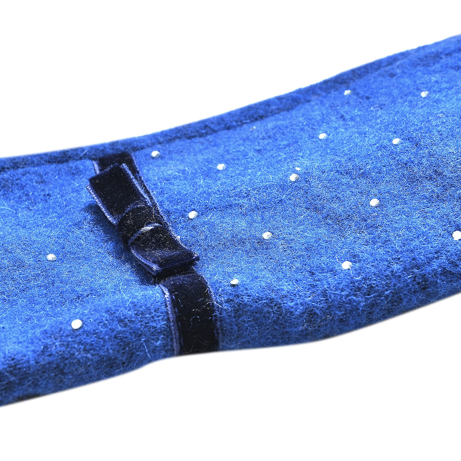 Cashmere Wool Gloves - Blue & Black