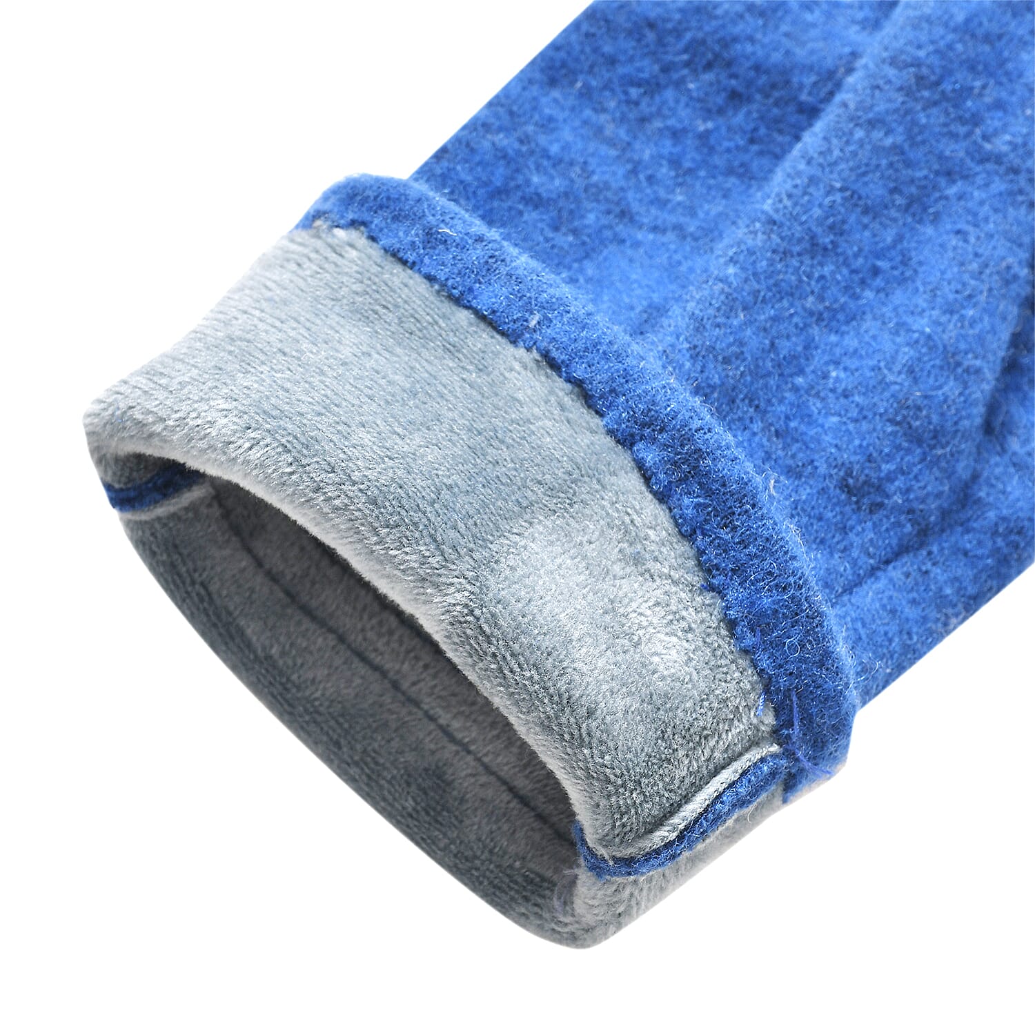 Cashmere Wool Gloves - Blue & Black