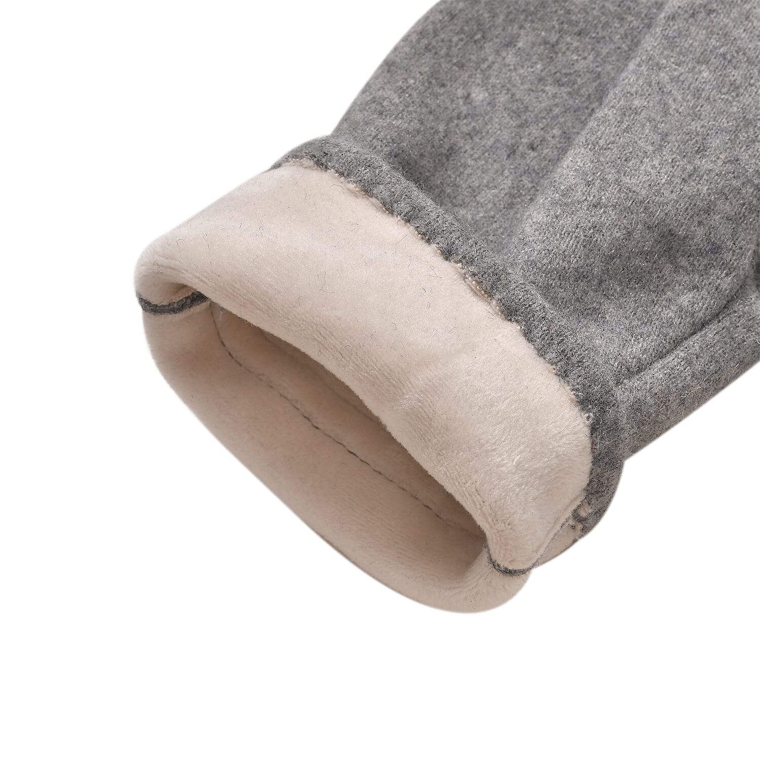 Cashmere Wool Gloves - Grey