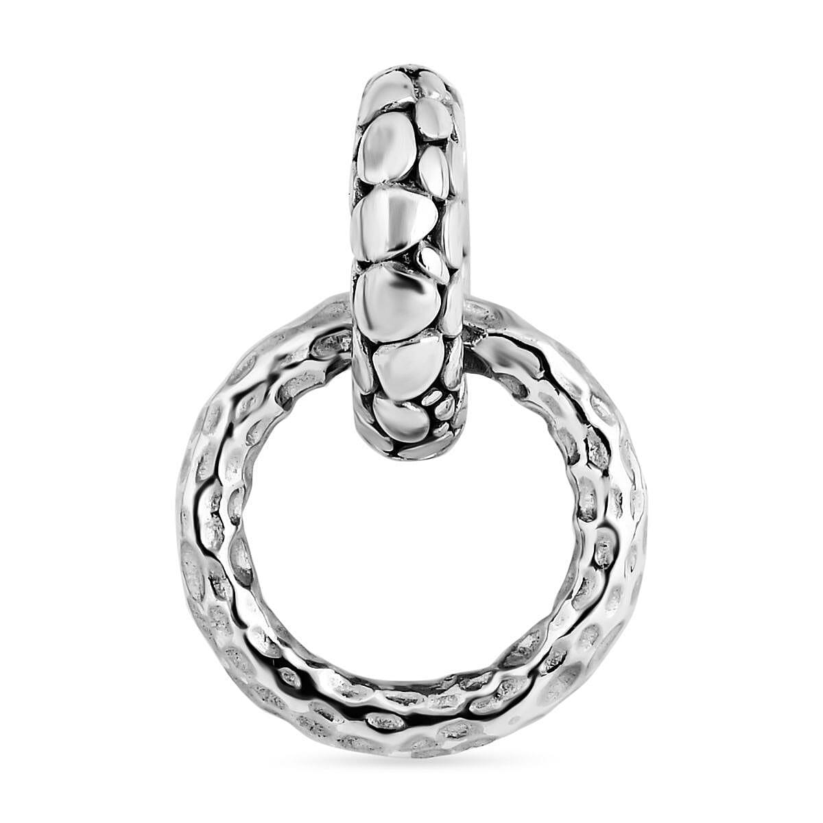Royal Bali Collection - Sterling Silver Pebble Pendant