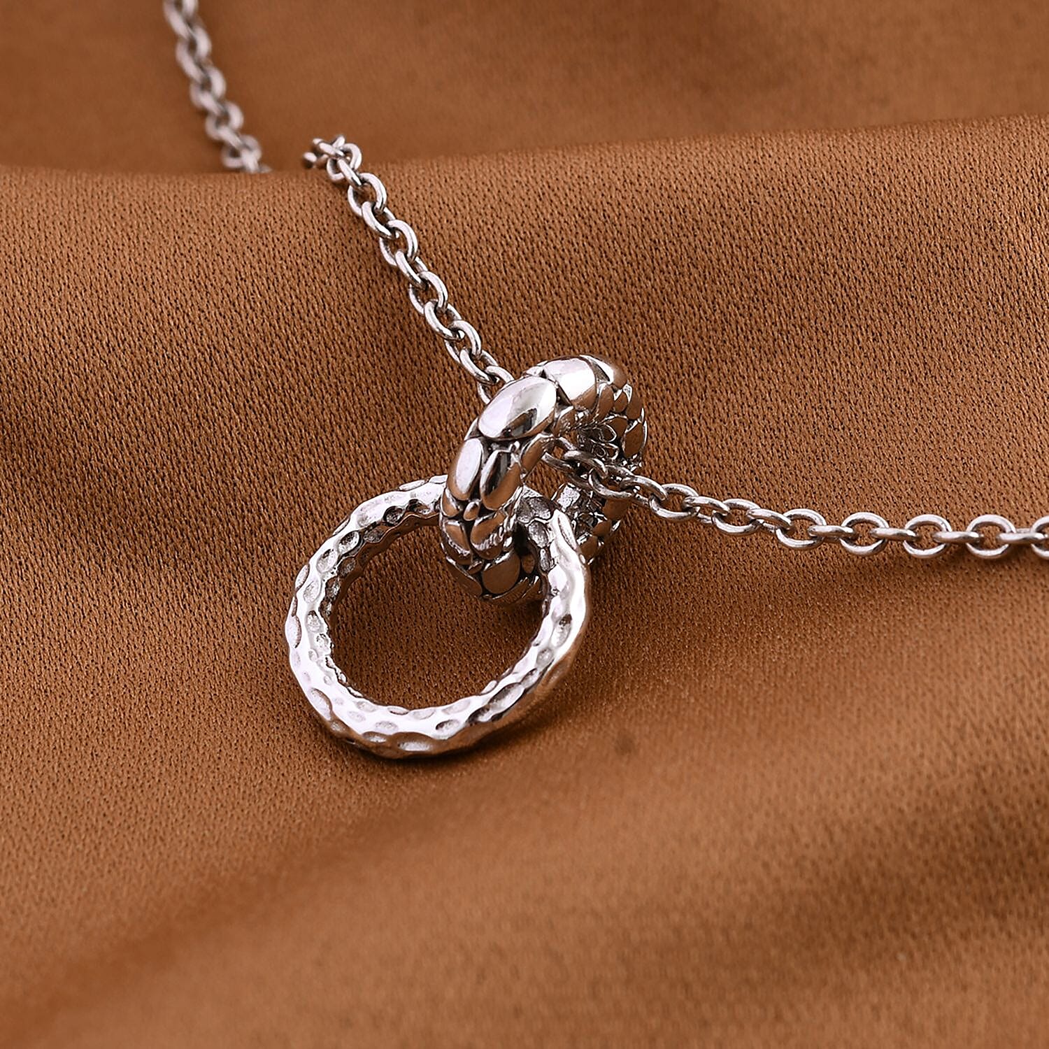 Royal Bali Collection - Sterling Silver Pebble Pendant
