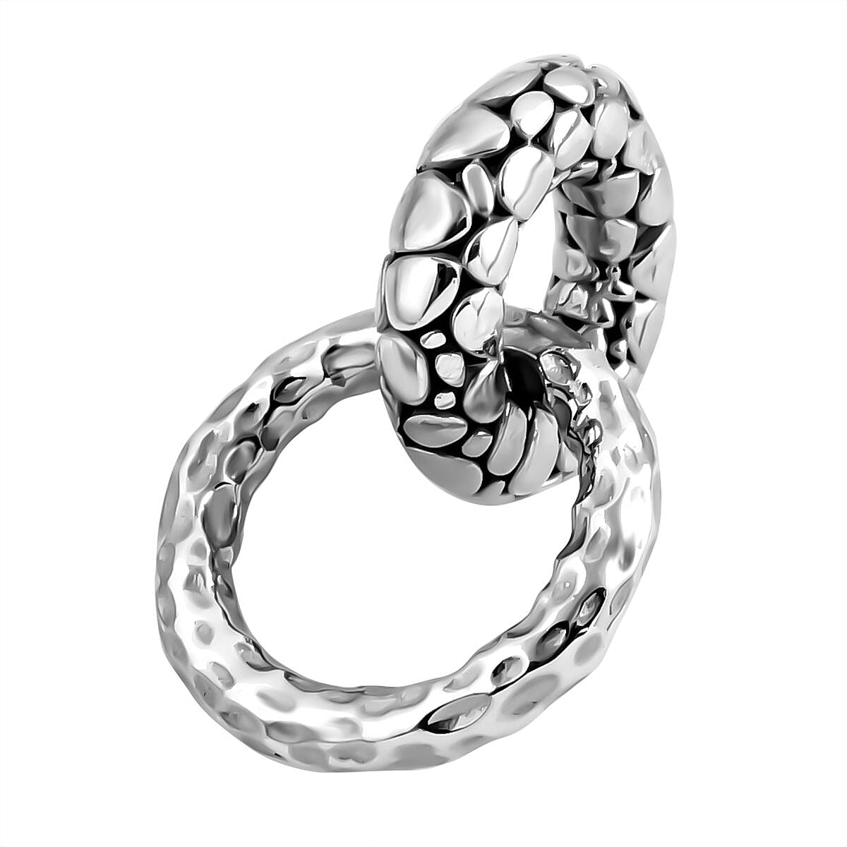 Royal Bali Collection - Sterling Silver Pebble Pendant