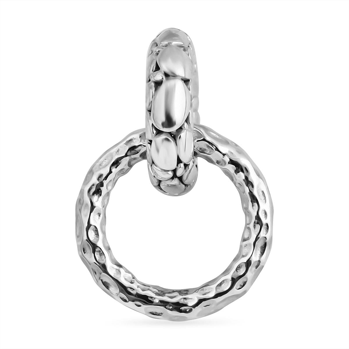 Royal Bali Collection - Sterling Silver Pebble Pendant