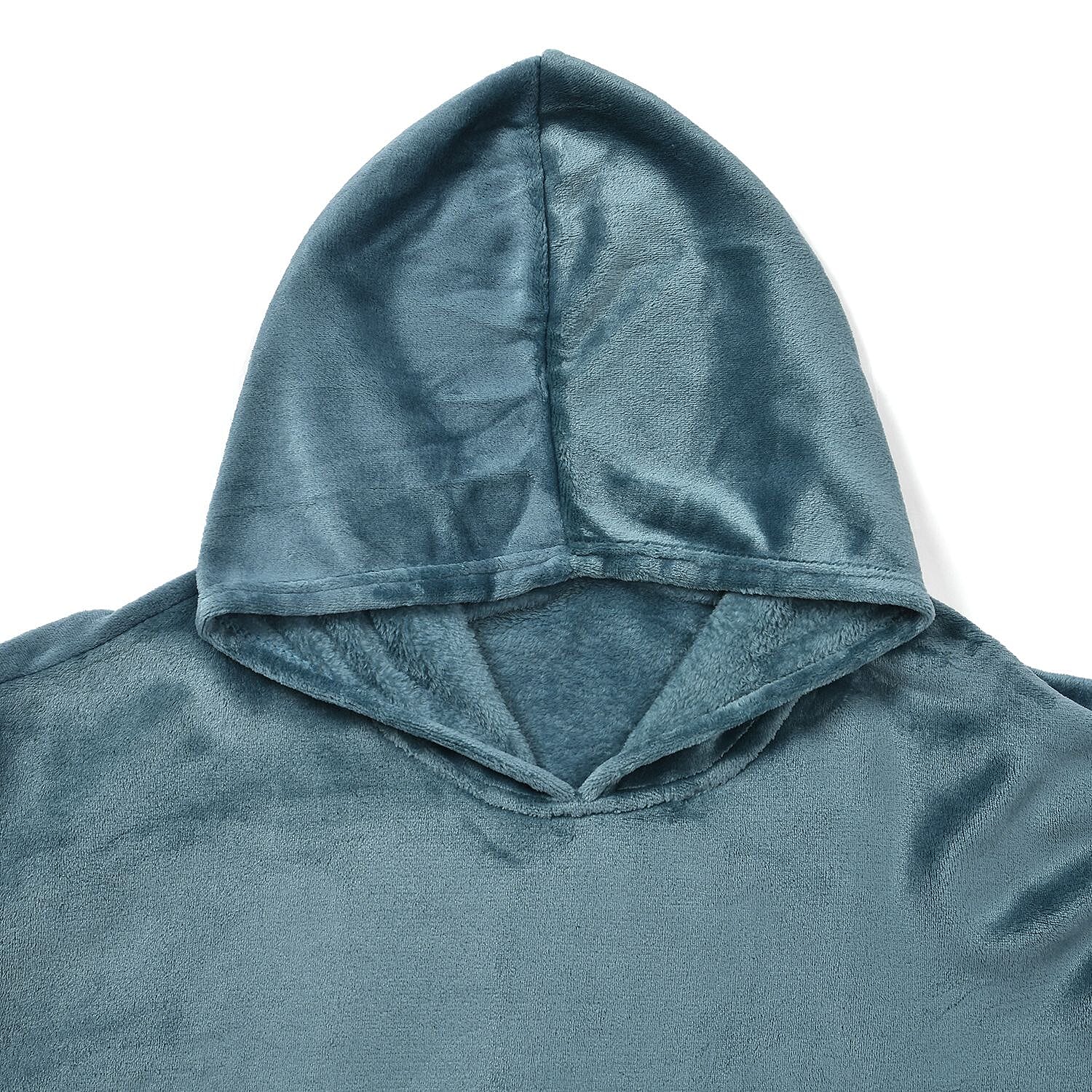 Teal Cozy Hoodie (Size 96x89 cm) - Green