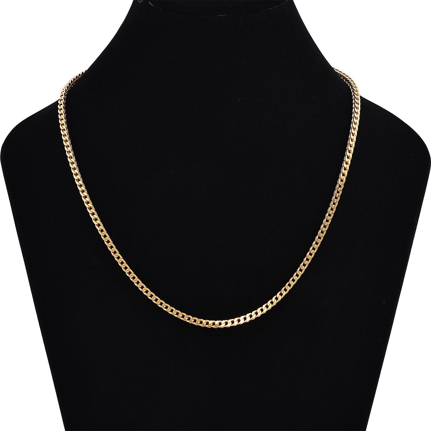 Limited Edition - 22K Yellow Gold (91.6% Gold Purity) SOLID Spiga Necklace (Size - 20), Gold Wt. 19.60 Gms