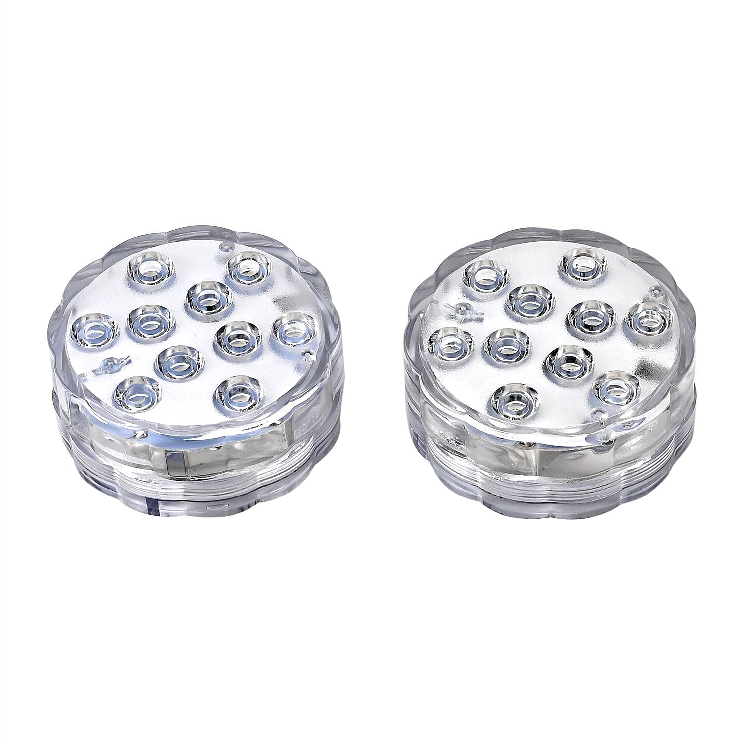 Set of 2 Waterproof LED Lights with Remote (Requires 3xAAA Battery Not Included)