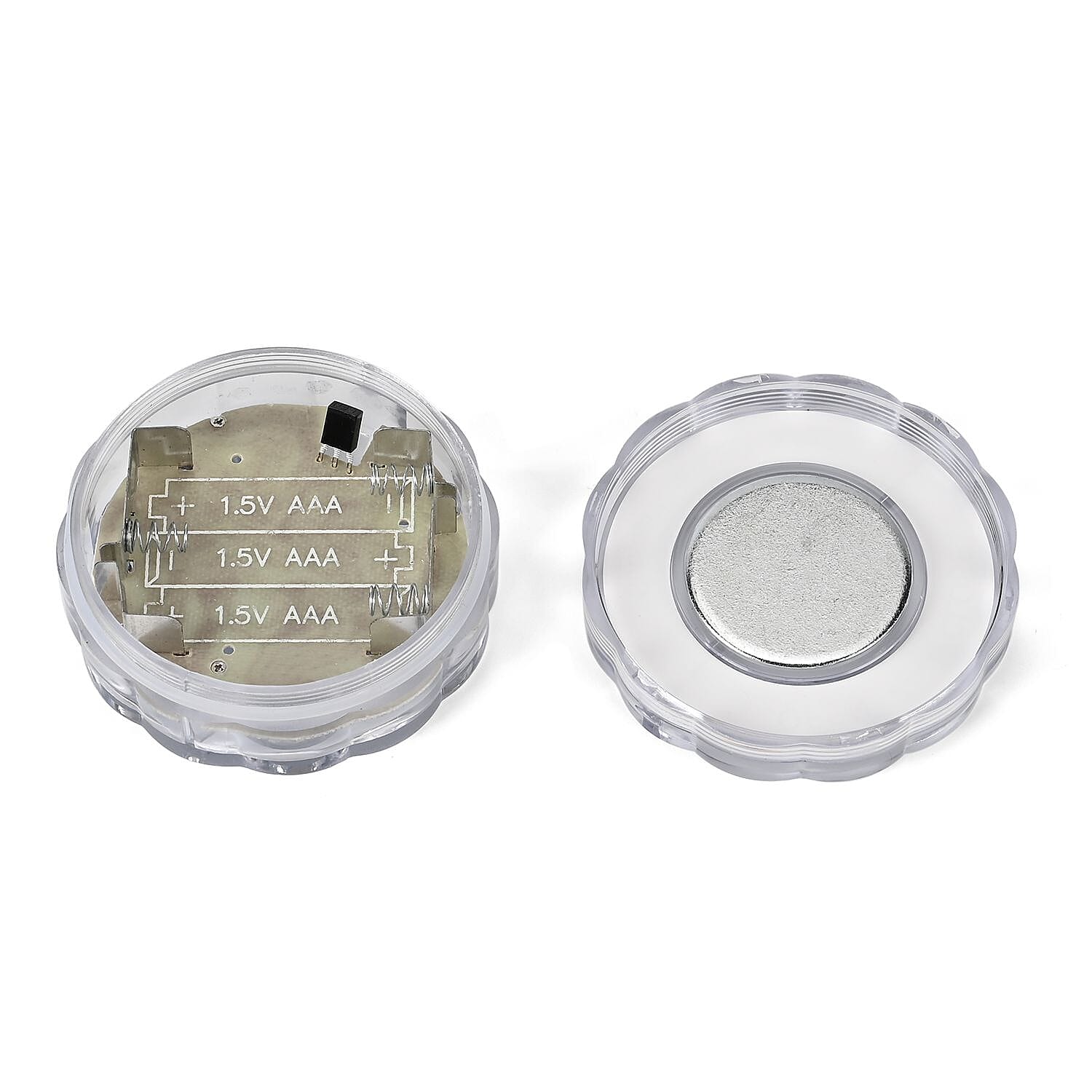 Set of 2 Waterproof LED Lights with Remote (Requires 3xAAA Battery Not Included)