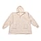 Solid Coloured Sherpa Blanket Hoodie