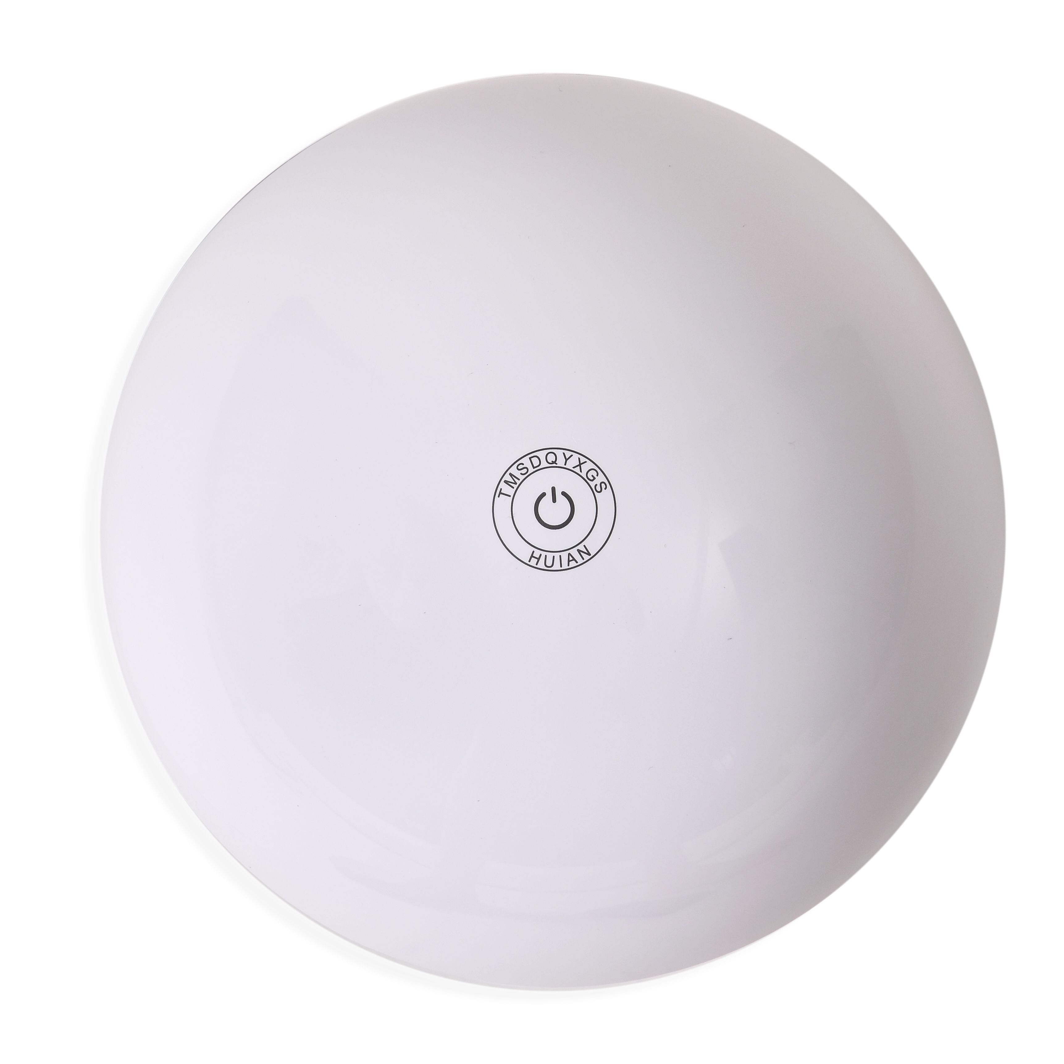 LED Wireless Multicolour Mushroom Lamp with Touch Control (Battery -1500mAH, 5V) - White