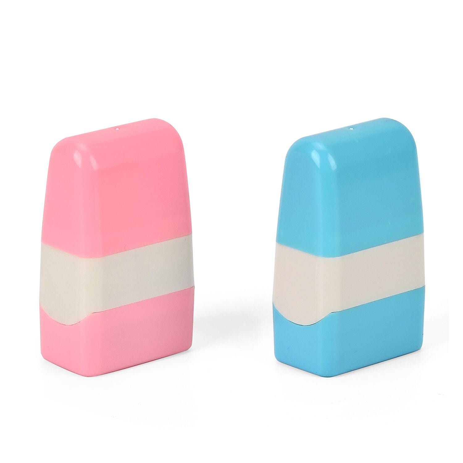 Set of 2  Advanced ID Stamp Roller with Spa - Pink & Blue