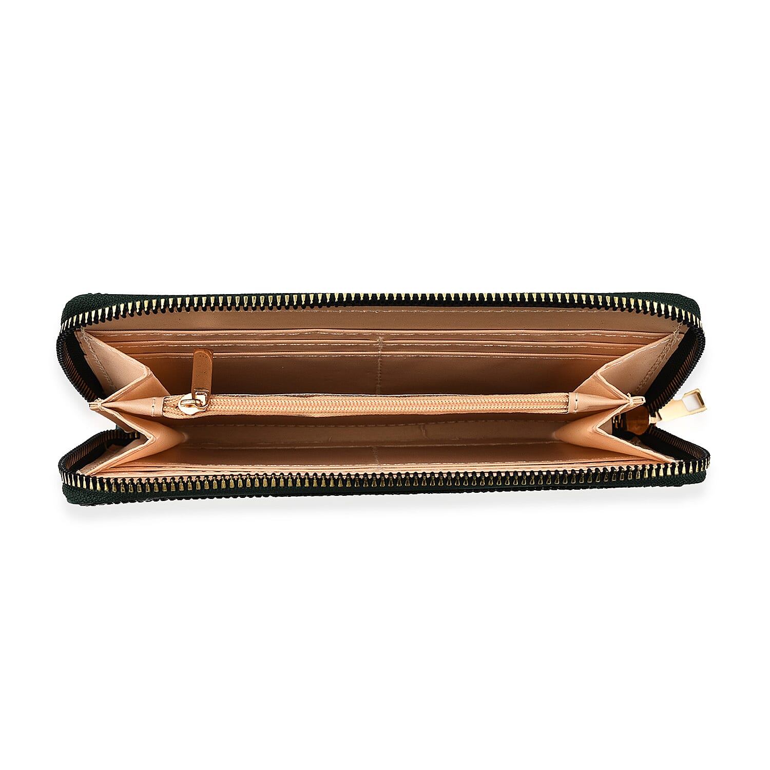 Sparkly Rhinestone Purse (Size 19x2x10 cm) - AB & Green