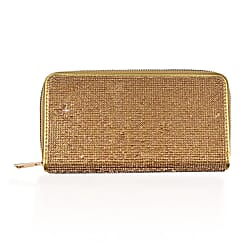 Sparkly Rhinestone Purse (Size 19x2x10 cm) - AB - Green