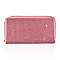 Crystal Studded Purse With Zipped Closure - Pink