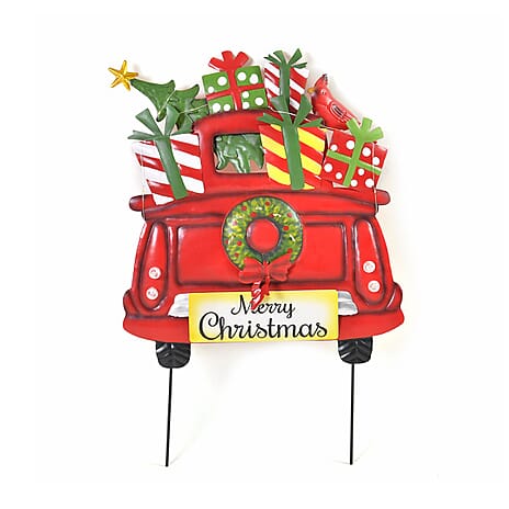 Solar Powered Christmas LED Lights Outdoor Decor (Battery AA 300mAh NI-MH) - Red