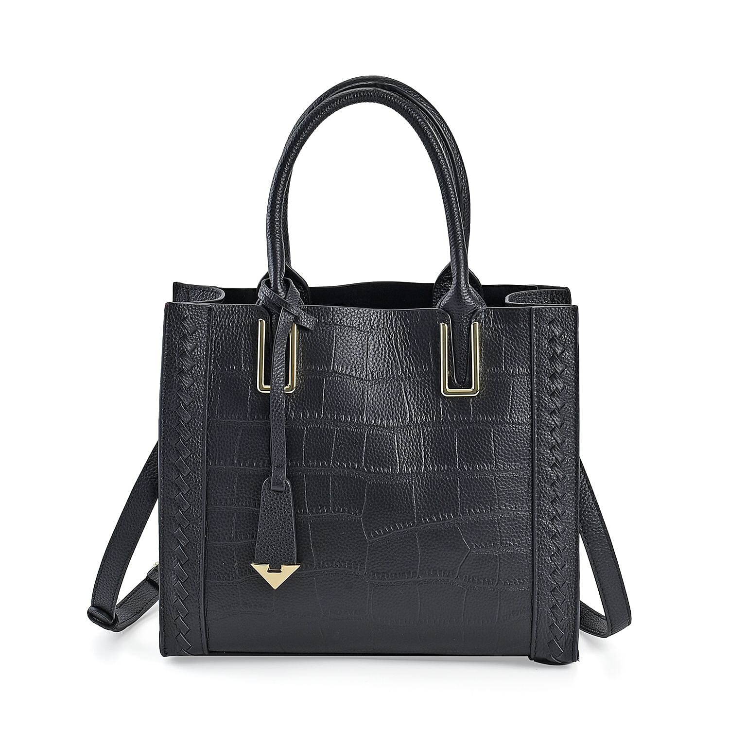 Peta & jain best sale macey bag black croc