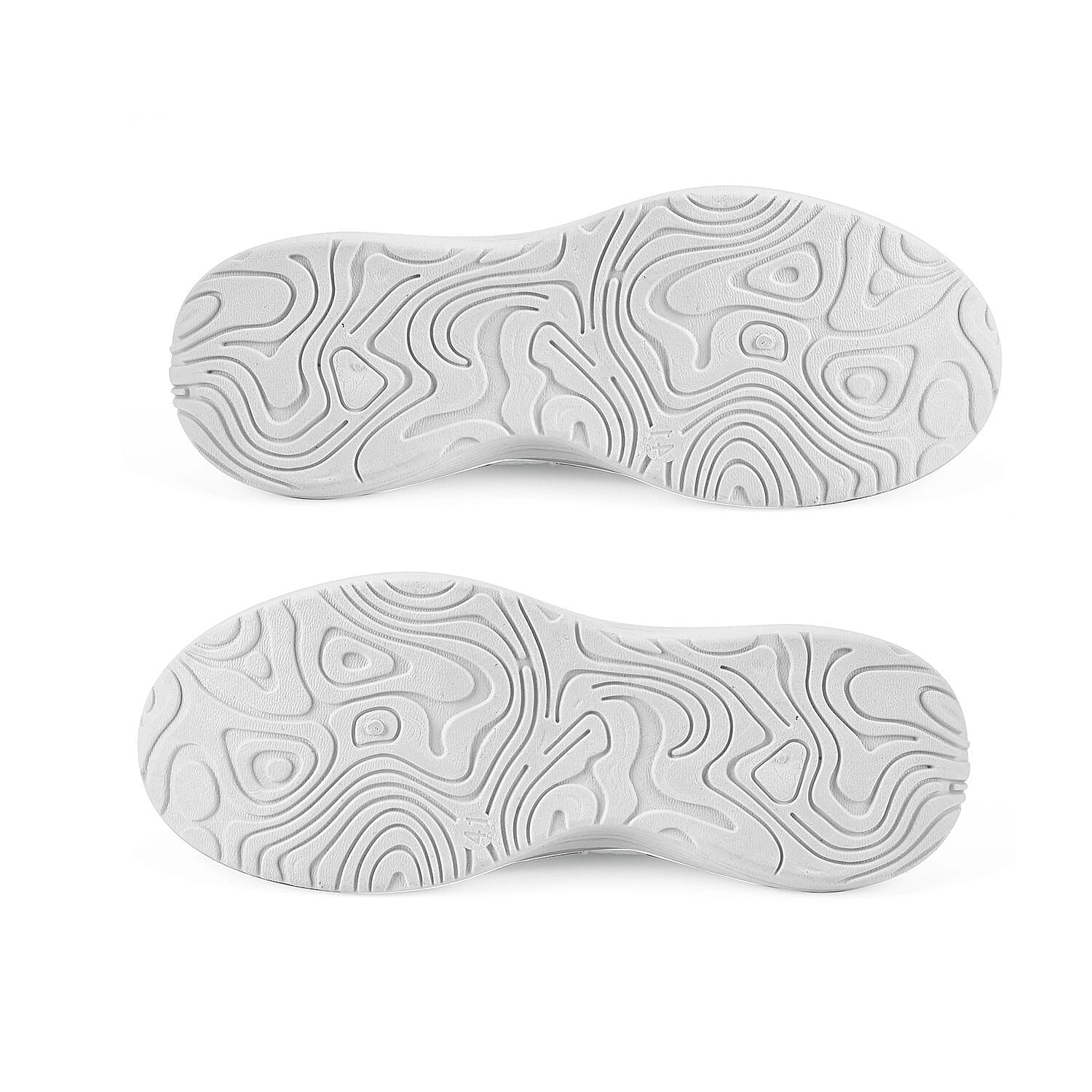 Knit Vented Slip On Trainers with Crystal Decorative Outer Shell