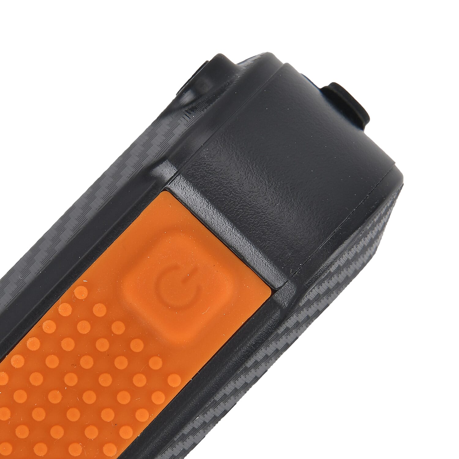 Multifunctional Solar Power Bank (Power 10000 mAh) with Wireless Charging (Inc. Type C, Micro USB & Lightning Cable) - Orange & Black