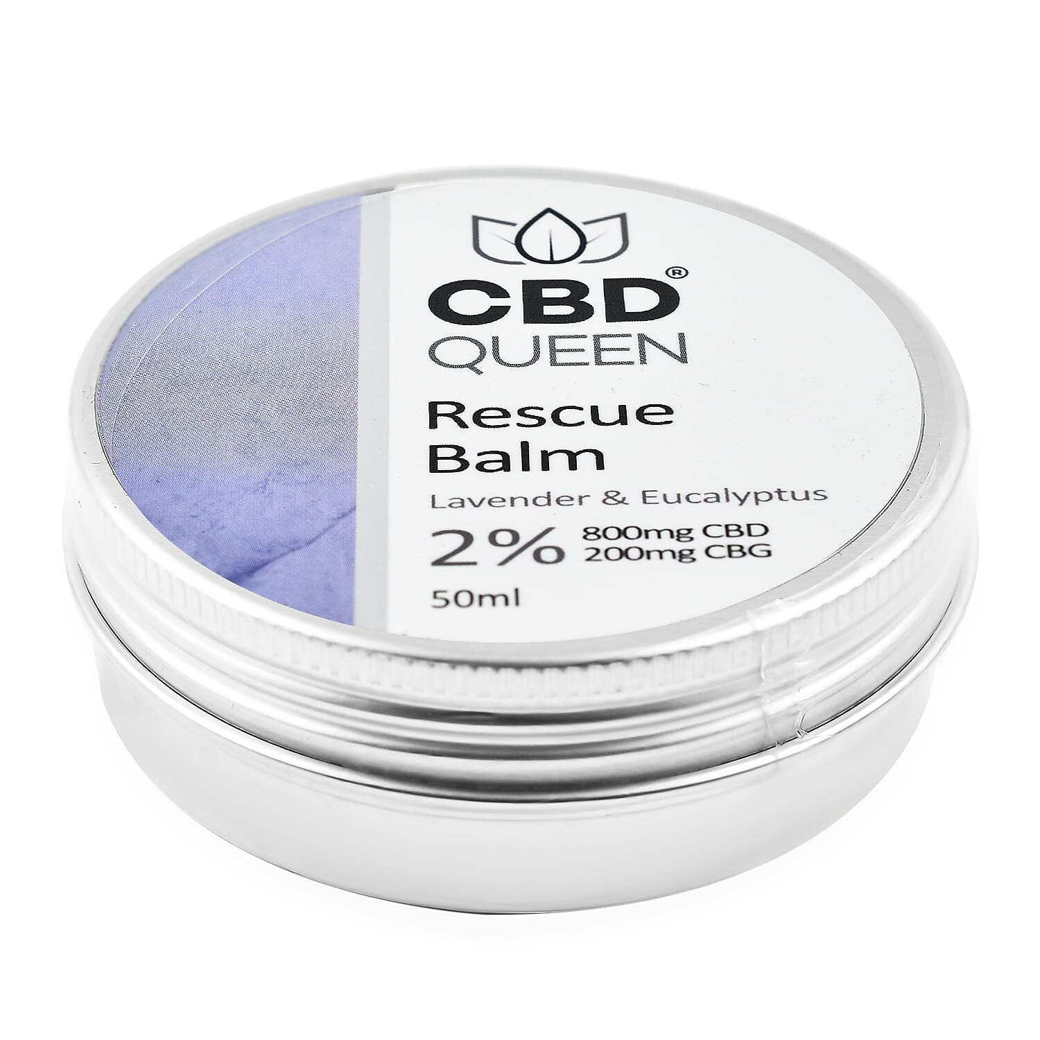 CBD Queen: Rescue Balm (Lavender and Eucalyptus) - 50ml - 2%