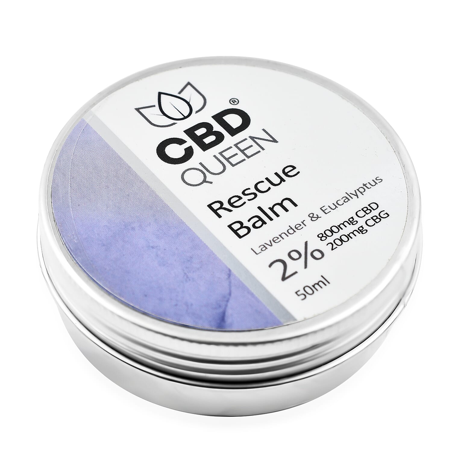 CBD Queen: Rescue Balm (Lavender and Eucalyptus) - 50ml - 2%