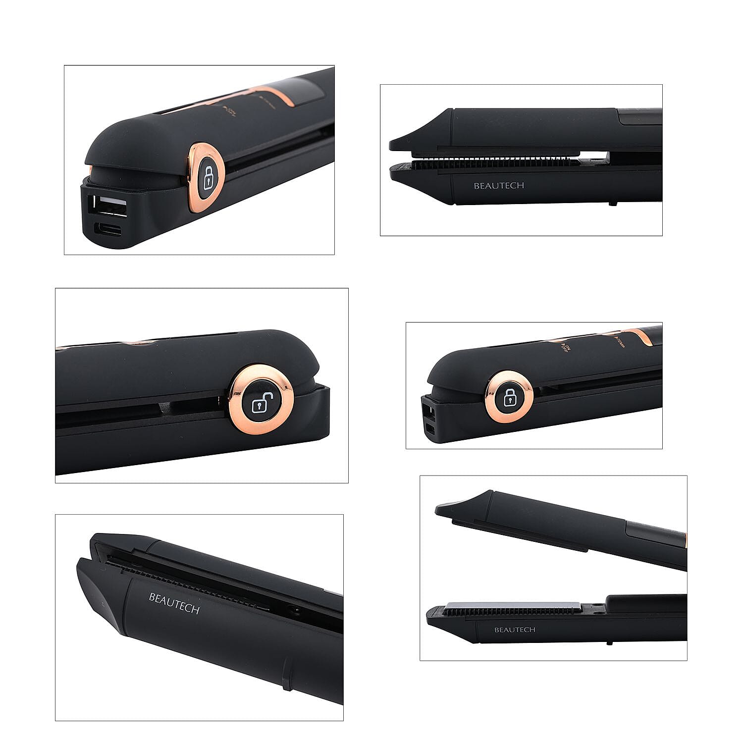 Wireless mini hair iron