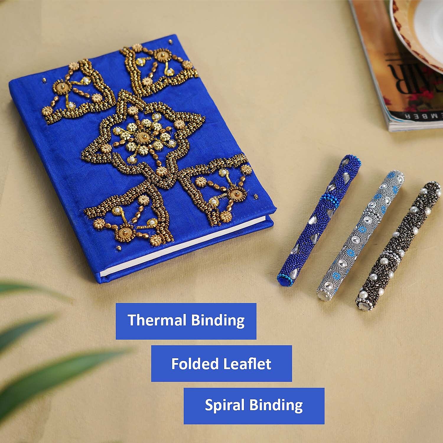 Journal and Diary - Blue & Blue