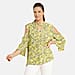 TAMSY Viscose Printed Top - Beige