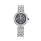 STRADA Japanese Movement Hydraulic Literal & Crystal White Dial Water Resistant Watch With Stainless Steel Chain Strap in Two-Tone