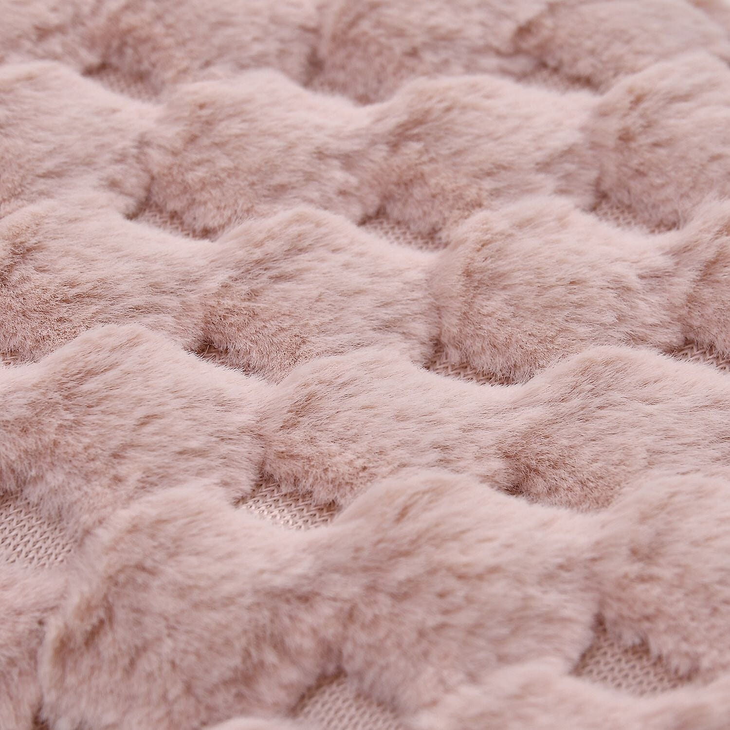 Reusable Long Hot Water Bottle with Plush Cover - Pink