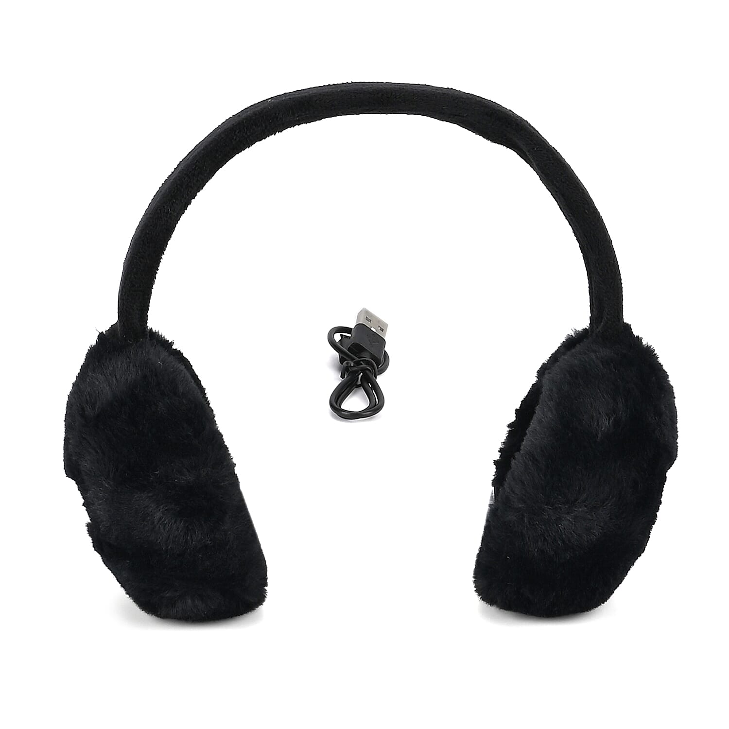 Plush Bluetooth Cushioned Headphone - Black