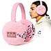Plush Bluetooth Cushioned Headphone - Pink
