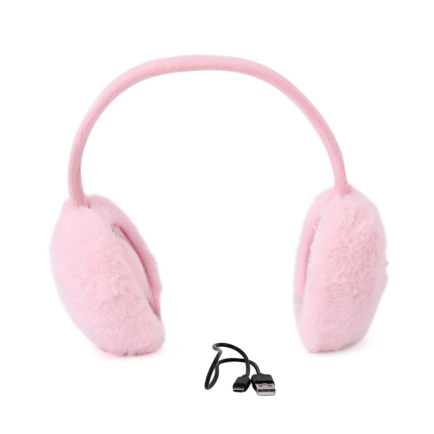 Plush Bluetooth Cushioned Headphone - Pink