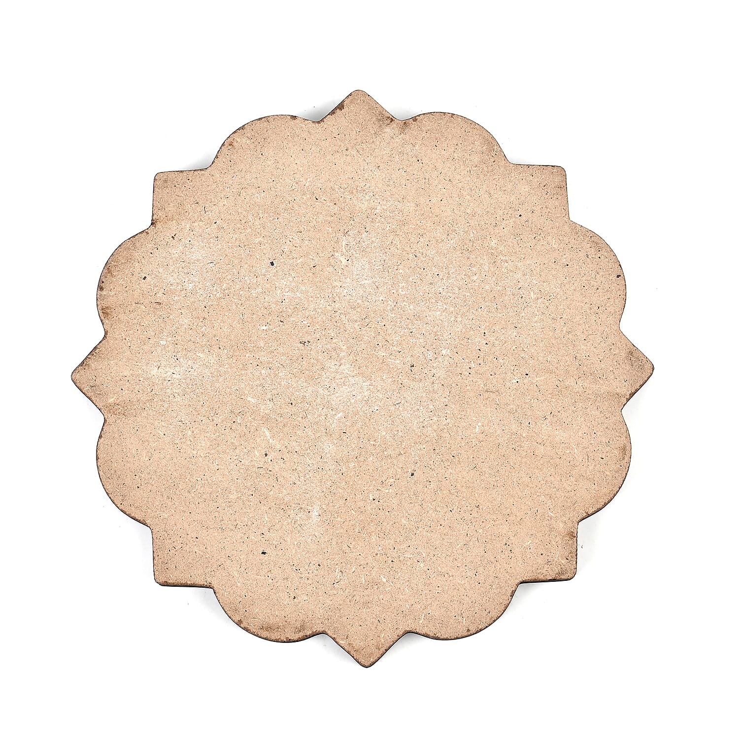 Set of 4 Bohemian Style Round Coasters - Multicolor