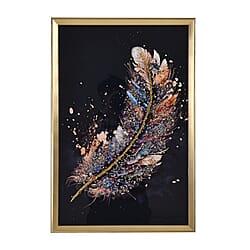 Butterfly Crystal Wall Painting With PS Frame