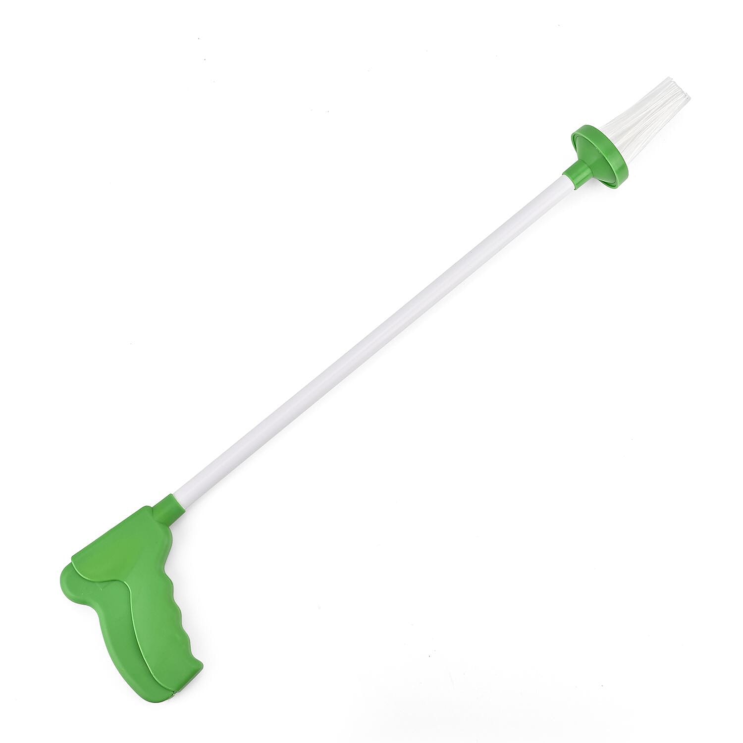 Insect Catcher with Long Handle & Soft Bristles (Size 65x13x6 cm) - Green