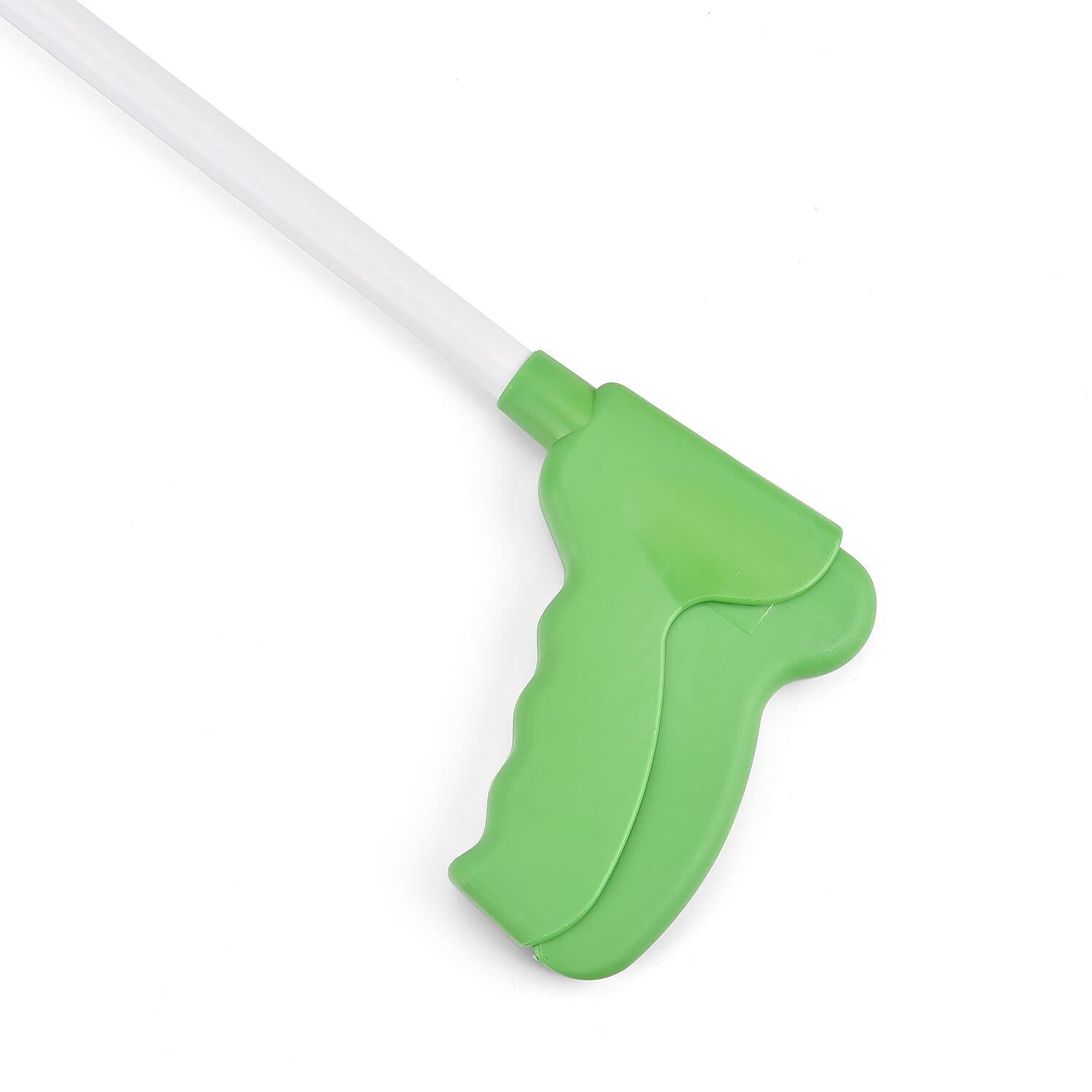 Insect Catcher with Long Handle & Soft Bristles (Size 65x13x6 cm) - Green