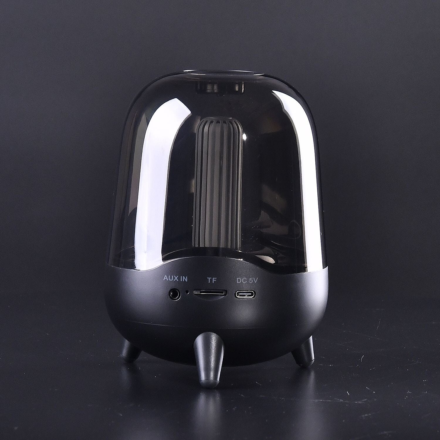 Portable Multi-Functional Wireless Bluetooth Speaker with Night Light (1200Ah Battery, 2.402-2.480GHz, 3 Omega 5Wx1) - Black