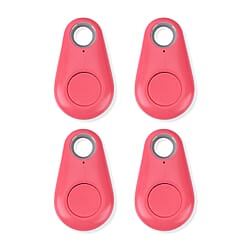 Set of 4 - Portable Bluetooth Wireless Key Item Finder (1 LITecoin Battery CR2032) - Black